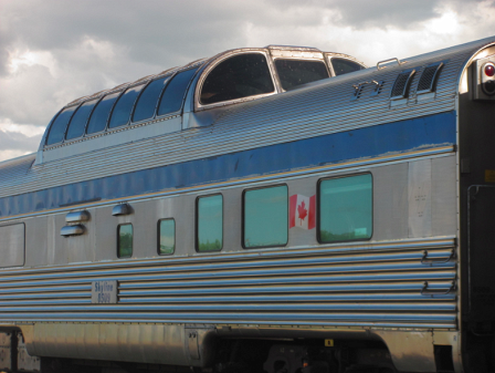 Outside Dome Car